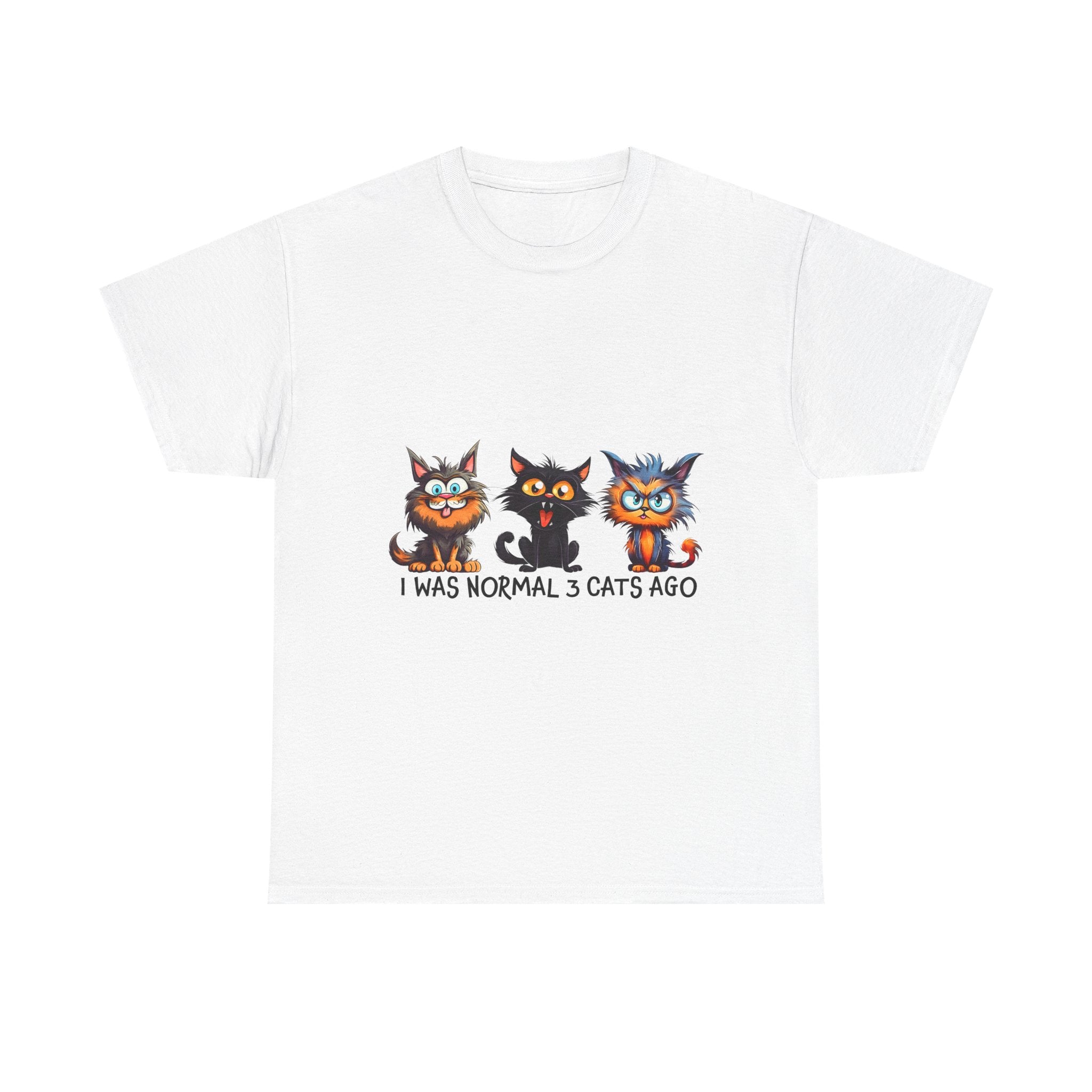 Funny Cat Lovers Tee - I Was Normal 3 Cats Ago, Unisex Shirt for Pet Owners, Cat Mom Gift, Cute Animal Tee, Cat-Themed Humor, Birthday [...]