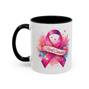 Inspirational Cancer Awareness Mug, Positive Affirmation Cup, Gift for Survivors, Supportive 11oz or 15oz Ceramic