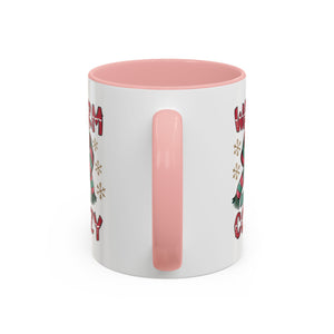 Warm & Cozy Holiday Accent Coffee Mug - Perfect for Winter Mornings, Christmas Gifts, Hot Beverage Lovers, Seasonal Decor, Cozy Vibes