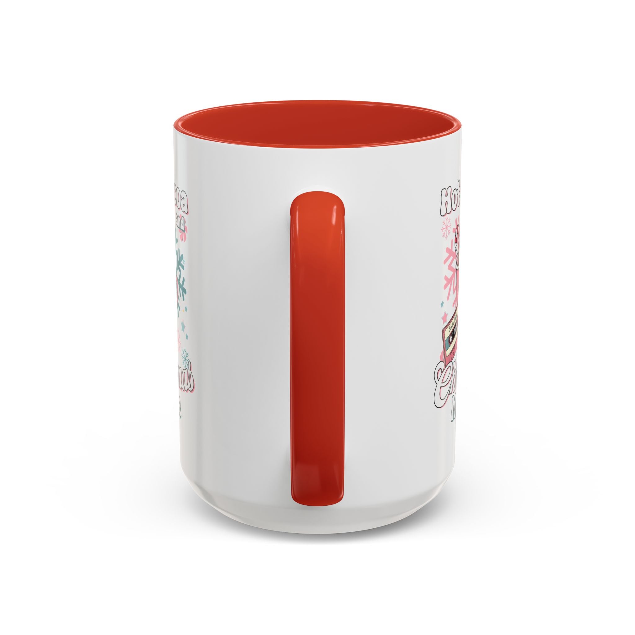 Hot Cocoa & Christmas Movie Mug, Cozy Holiday Cup, Winter Gift, Festive Beverage Container, Cute Coffee Mug