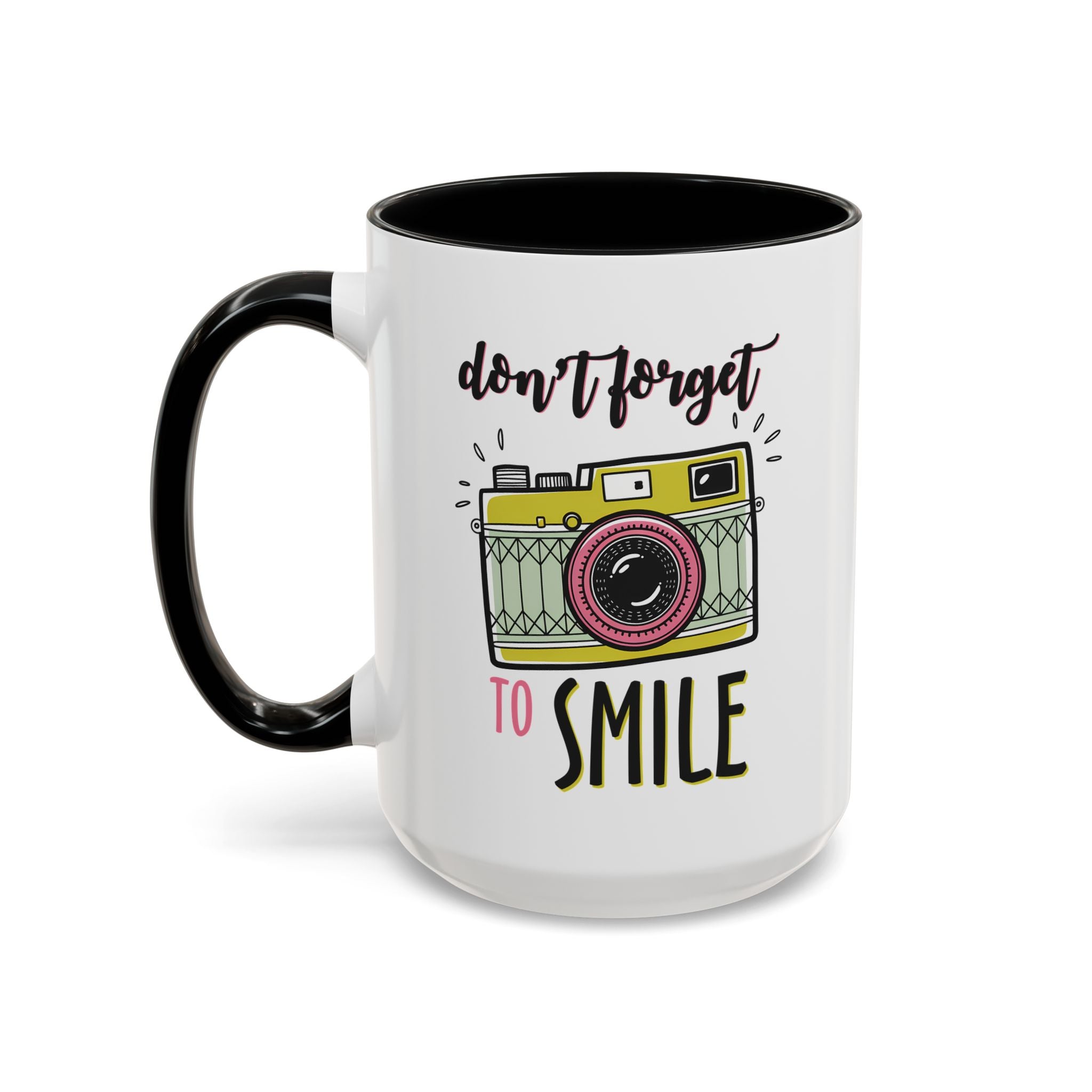 Inspirational Coffee Mug - 'Don't Forget to Smile' mental health