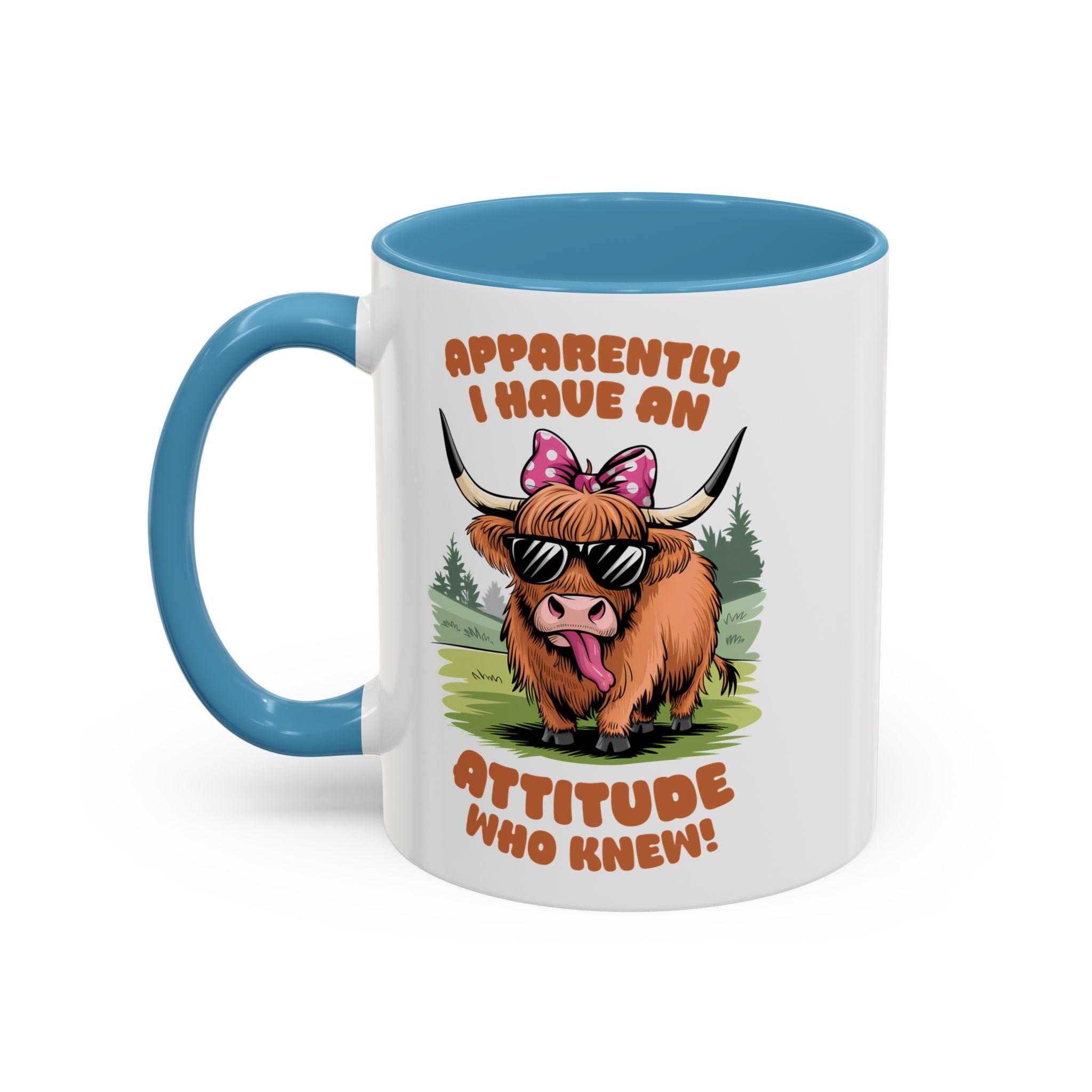 Fun Attitude Coffee Mug - Perfect Gift for Animal Lovers cow farm humor