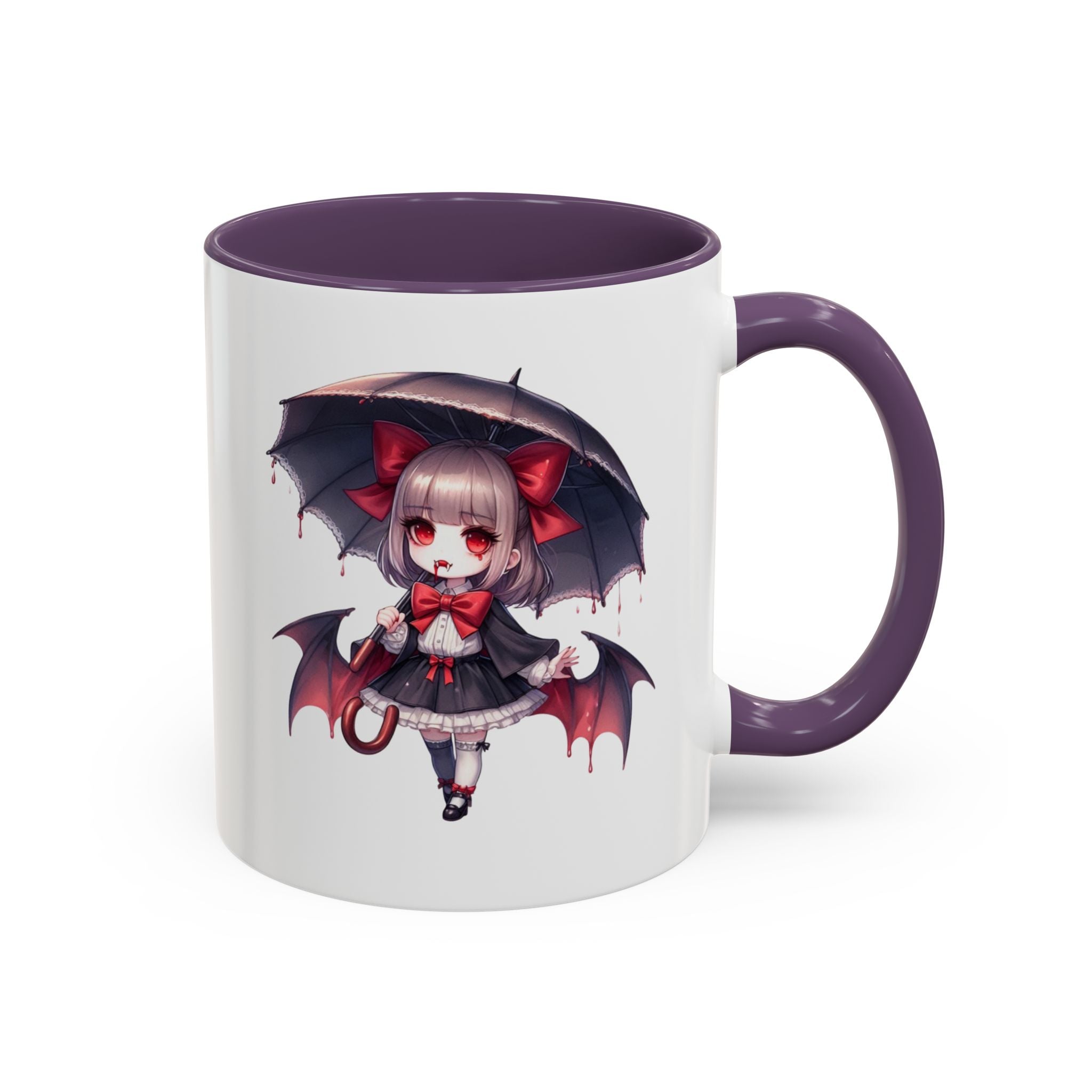 Gothic vampire girl  horror art Accent Coffee Mug (11, 15oz)