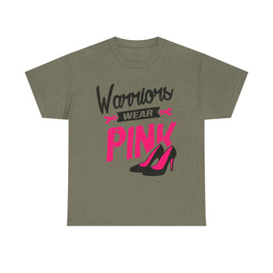 Warriors Wear Pink T-Shirt | Support Breast Cancer Awareness, Gift for Survivors, Inspirational Tee, Unisex Cotton Shirt