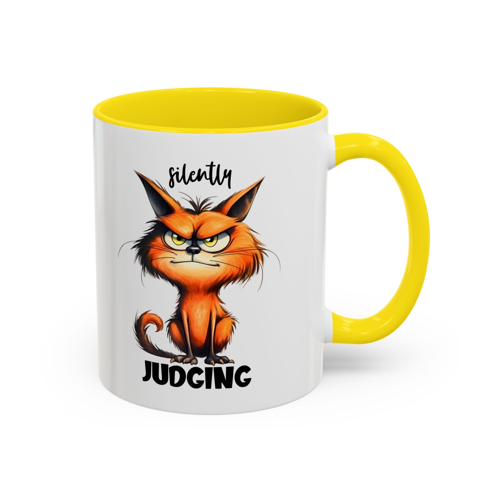 sarcasm attitude  Cat Coffee Mug - Just Judging - Perfect Gift for Cat Lovers, Pet Owners, Birthdays,  Funny Mug
