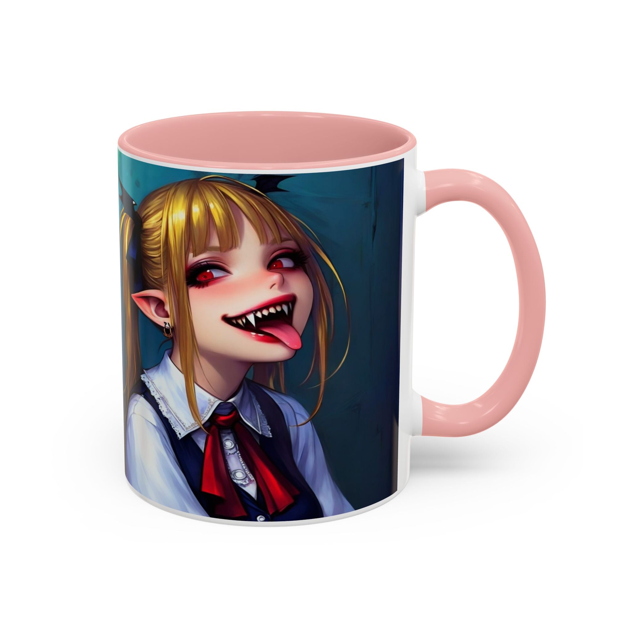 goth vampire girl Gothic Anime Coffee Mug with Edgy Design horror art