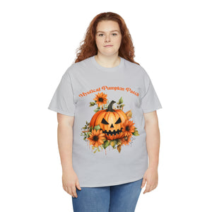 Halloween unisex t shirt mystical pumkin patch fall fun stocking stuffer Unisex Heavy Cotton Tee