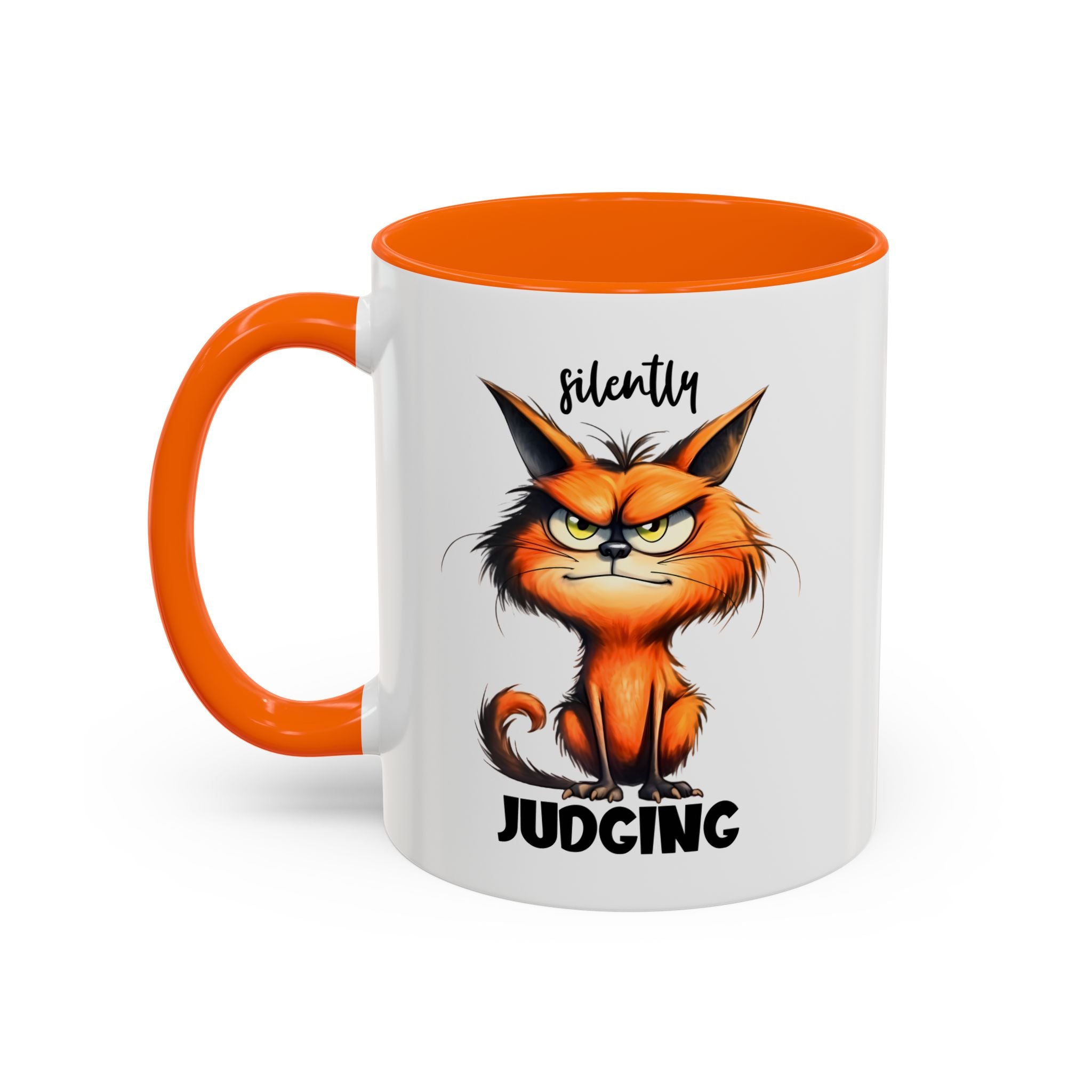 sarcasm attitude  Cat Coffee Mug - Just Judging - Perfect Gift for Cat Lovers, Pet Owners, Birthdays,  Funny Mug