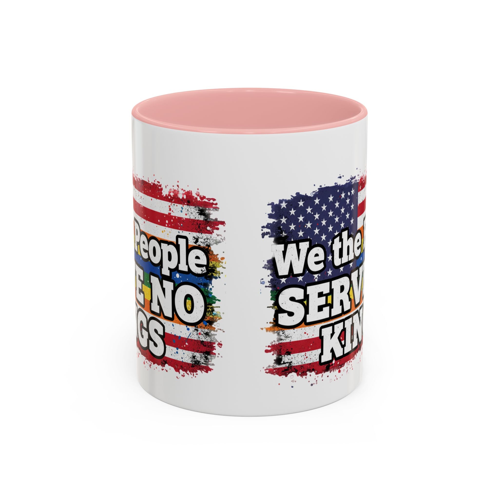 Patriotic Coffee Mug – "We the People Serve No Kings"