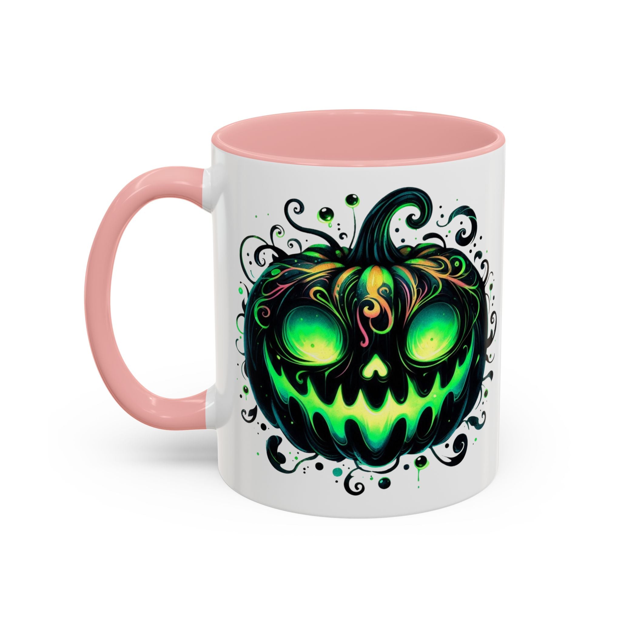 Spooky Pumpkin Accent Coffee Mug – Perfect for Halloween Lovers