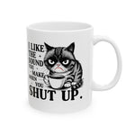 Funny attitude  Cat coffee Mug - Perfect Gift for Cat Lovers, Coffee Lovers Humor
