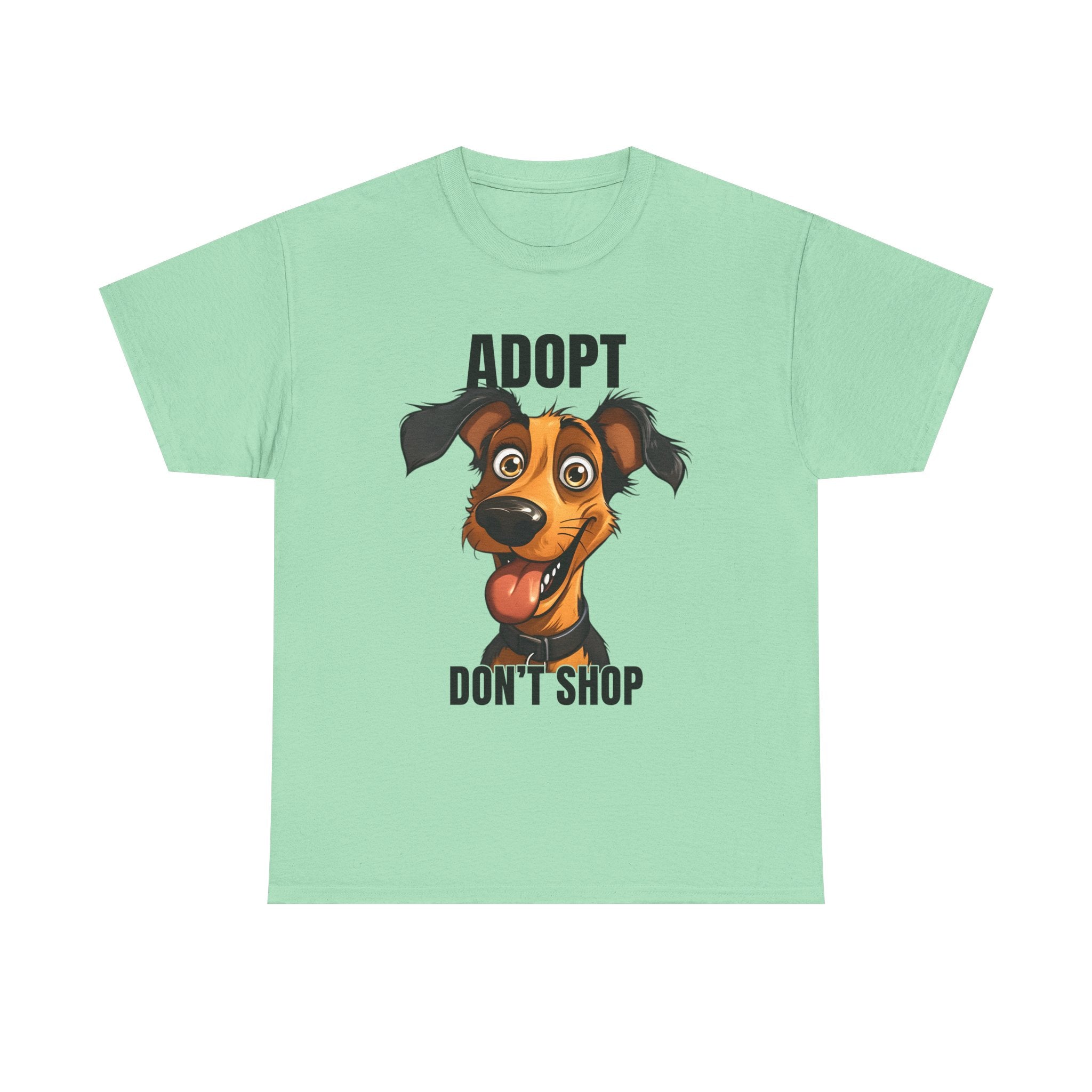 Funny Dog Adoption Tee, Unisex Tee, Pet Lover Gift, Animal Rescue Shirt, Dog Lover Apparel, Adopt Don't Shop Tee
