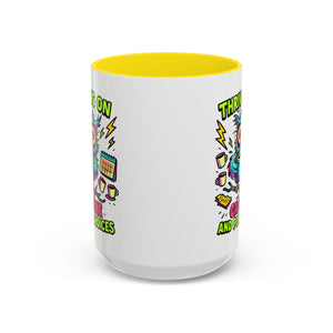 Thriving on Caffeine Mug | Funny Owl Coffee Cup | Gift for Coffee Lovers | Cute Kitchen Decor | Birthday, Holiday Gift