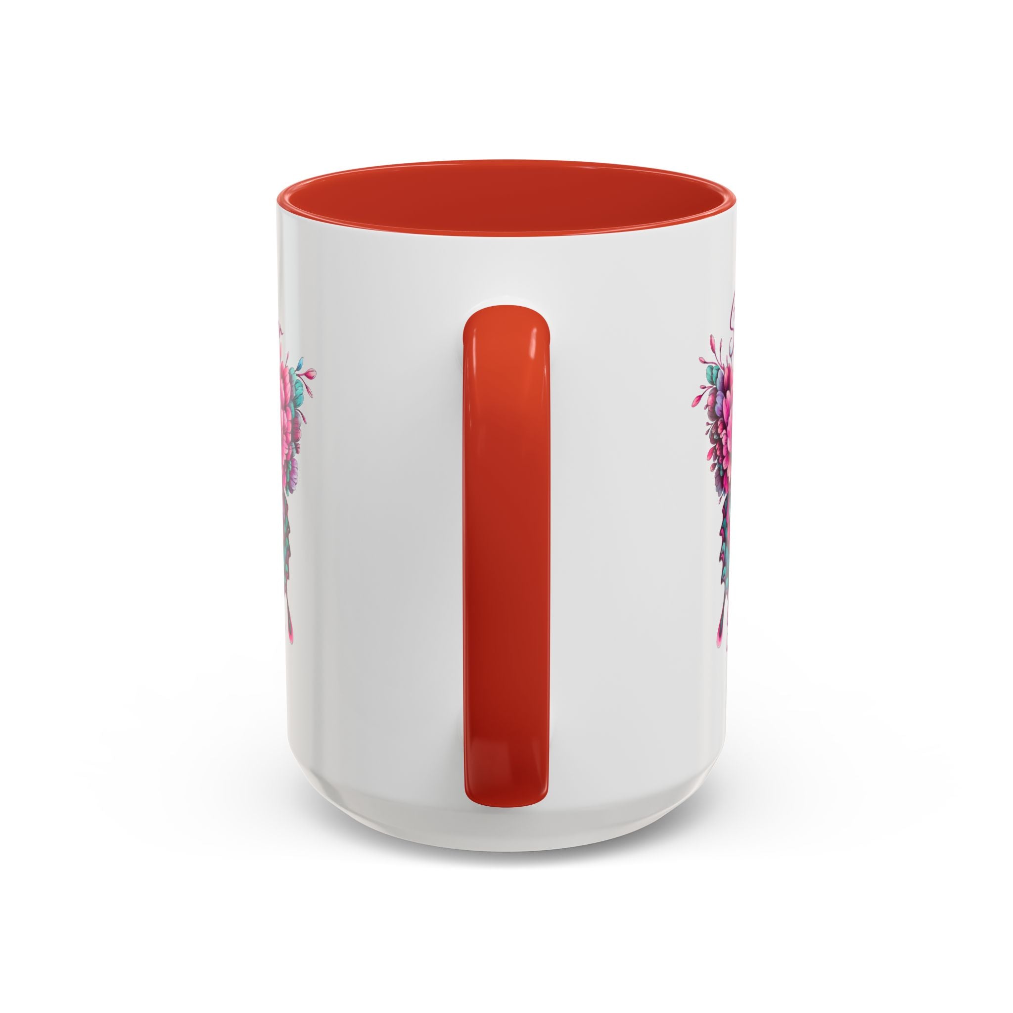 Stronger Than The Storm Accent Coffee Mug - Inspirational Butterfly Design