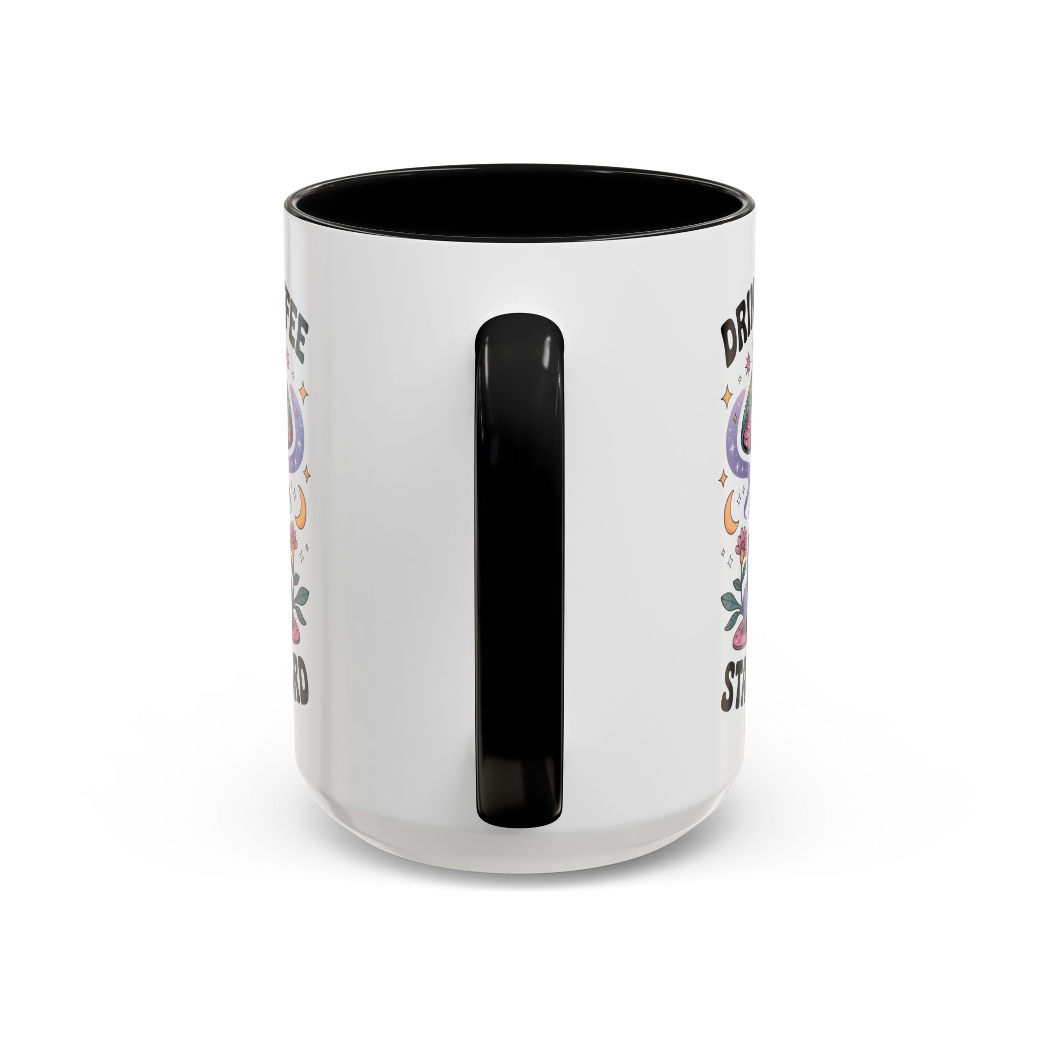 Alien Coffee Mug - "Drink Coffee Stay Weird" funny fantasy humor