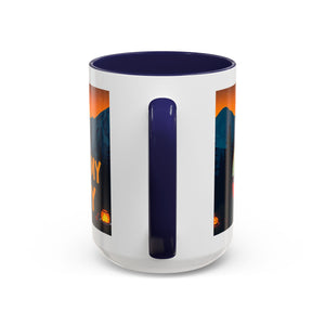 Camping Therapy Mug - Adventure Lover's Coffee Cup, Gift for Campers, Hiking Drinkware, Outdoorsy Coffee Mug, Nature Lover's Cup
