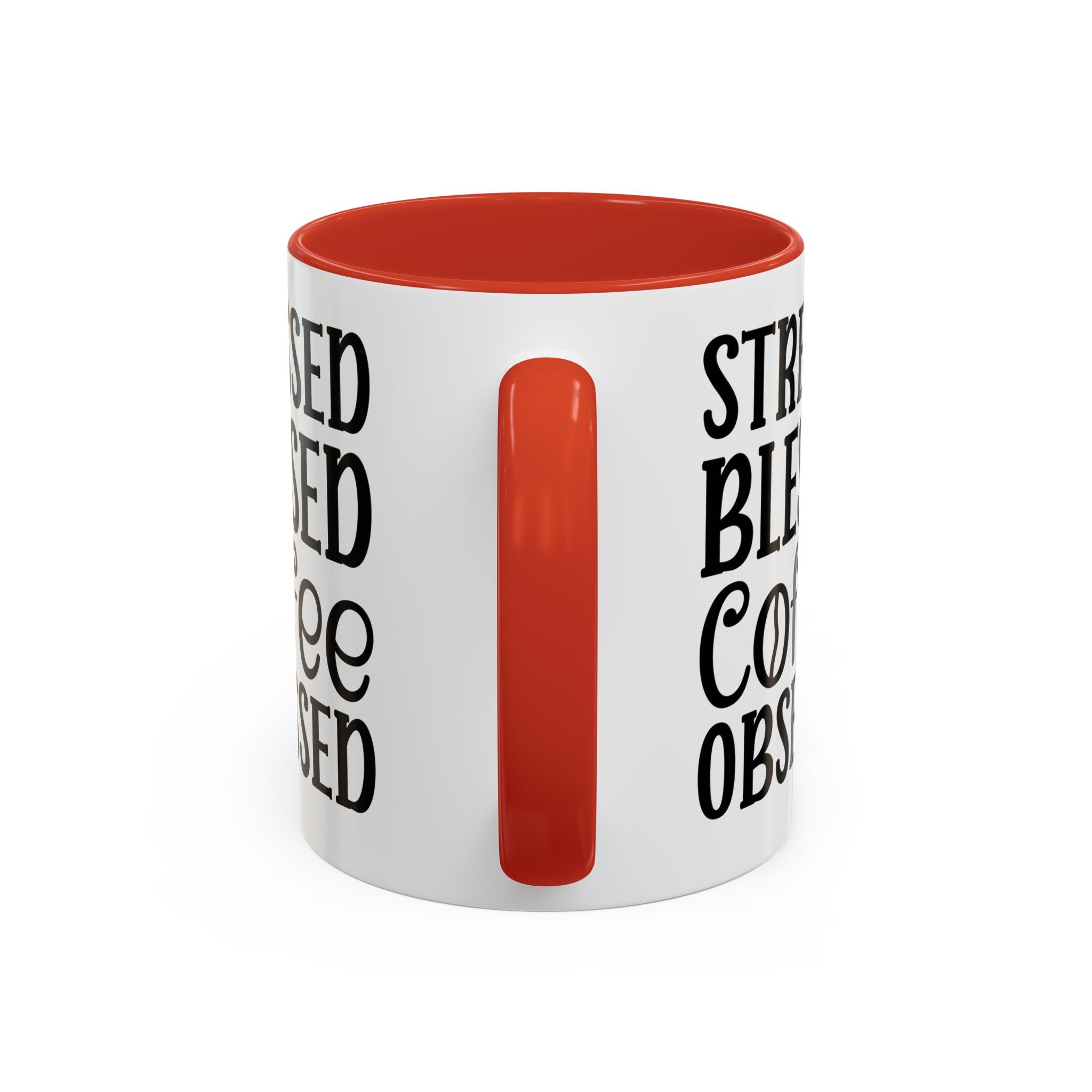 Stressed Blessed Coffee Obsessed Mug, Motivational Coffee Mug, Gift for Coffee Lovers, Funny Office Mug, Self-Care Gift Idea