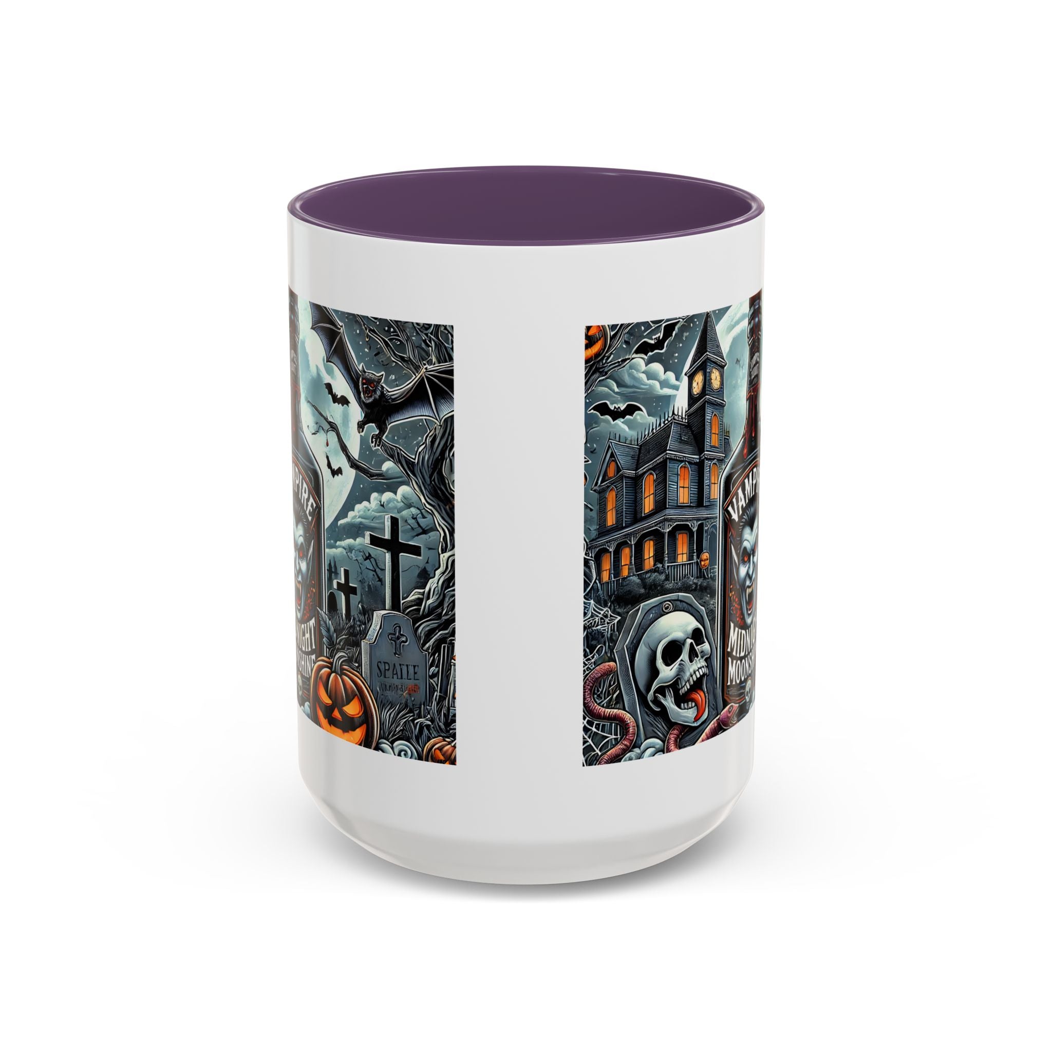 Gothic vampire Halloween Coffee Mug, Spooky Decor, Skull Design, Gift for Horror Lovers,  Party Essential, Unique Drinkware