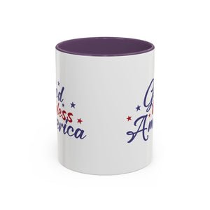 Patriotic Coffee Mug - God Bless America Design