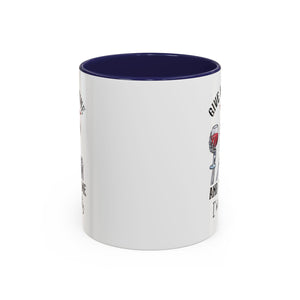 Skeleton Wine Coffee Mug, Funny Gift for Wine Lovers, Halloween Decor, Office Coffee Cup, Unique Skeleton Mug