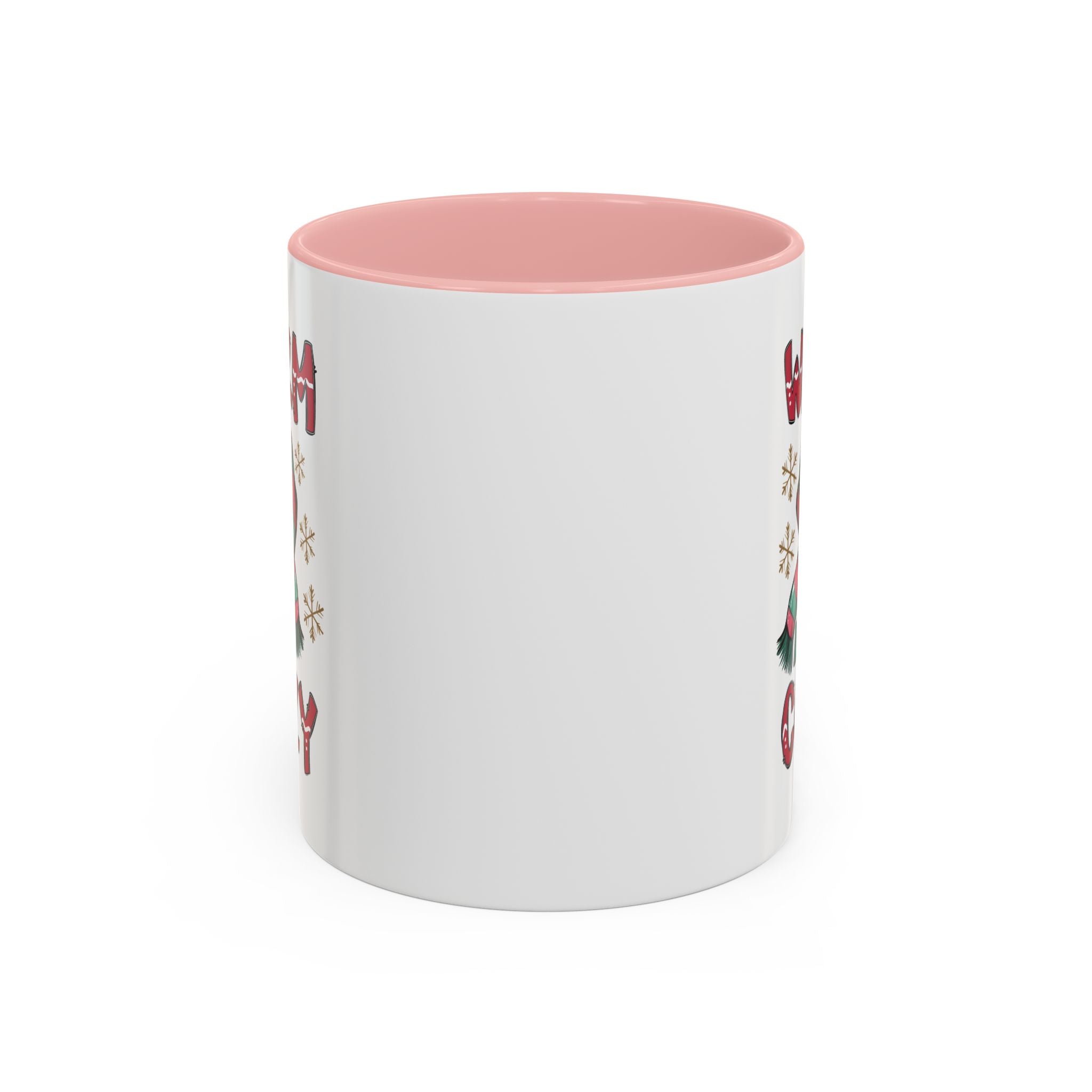 Warm & Cozy Holiday Accent Coffee Mug - Perfect for Winter Mornings, Christmas Gifts, Hot Beverage Lovers, Seasonal Decor, Cozy Vibes