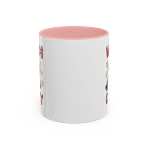Warm & Cozy Holiday Accent Coffee Mug - Perfect for Winter Mornings, Christmas Gifts, Hot Beverage Lovers, Seasonal Decor, Cozy Vibes