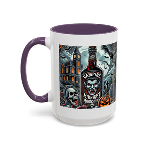 Gothic vampire Halloween Coffee Mug, Spooky Decor, Skull Design, Gift for Horror Lovers,  Party Essential, Unique Drinkware
