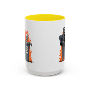 Funny Grim Reaper Coffee Mug - Perfect for Halloween, Gift for Friends, Quirky Kitchen Decor, Novelty Drinkware