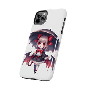 vampire girl horror art Tough Phone Cases