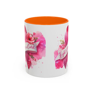 Inspirational Breast Cancer Awareness Coffee Mug - Fight for a Cure, Support Cancer Survivors, Gifts for Her, Pink Ribbon Design, [...]