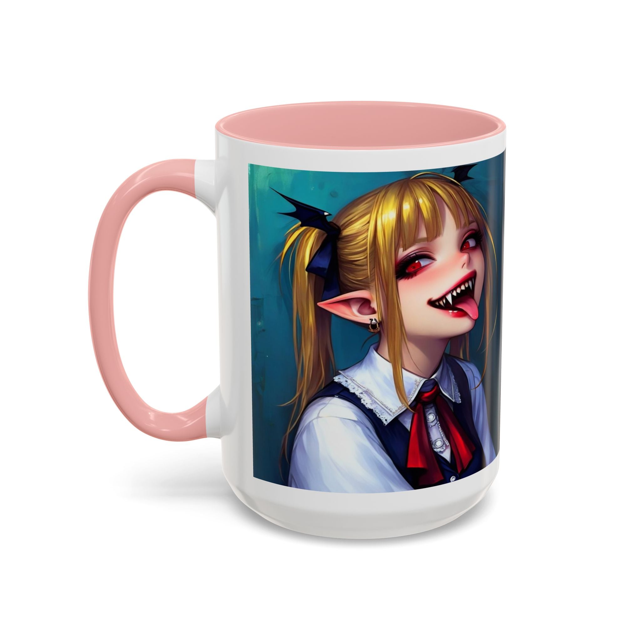 goth vampire girl Gothic Anime Coffee Mug with Edgy Design horror art
