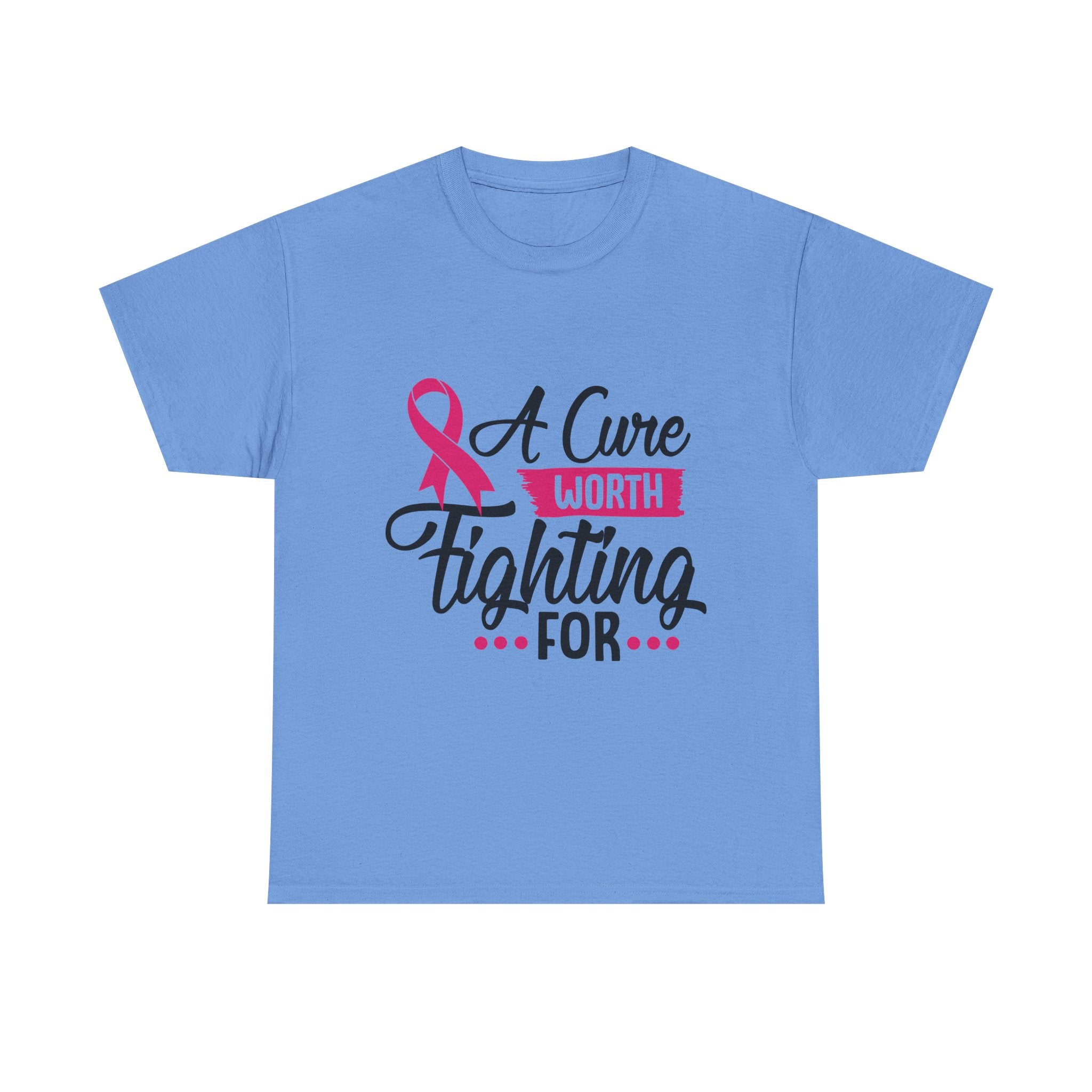 Breast Cancer Awareness Tee, A Cure Worth Fighting For Shirt, Unisex Support T-Shirt, Gift for Hope and Strength, Fundraising Apparel