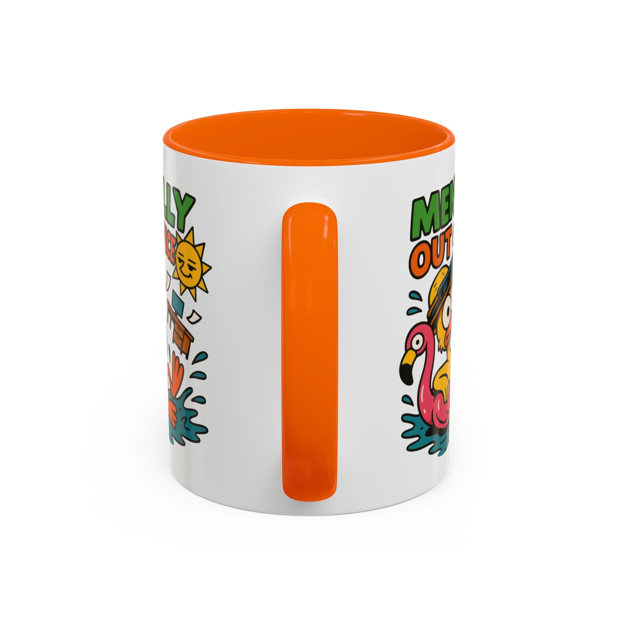 Fun Summer Coffee Mug, Quirky Gift for Beach Lovers, Office Humor Mug, Relaxation, Vacation, Cute Animal Design