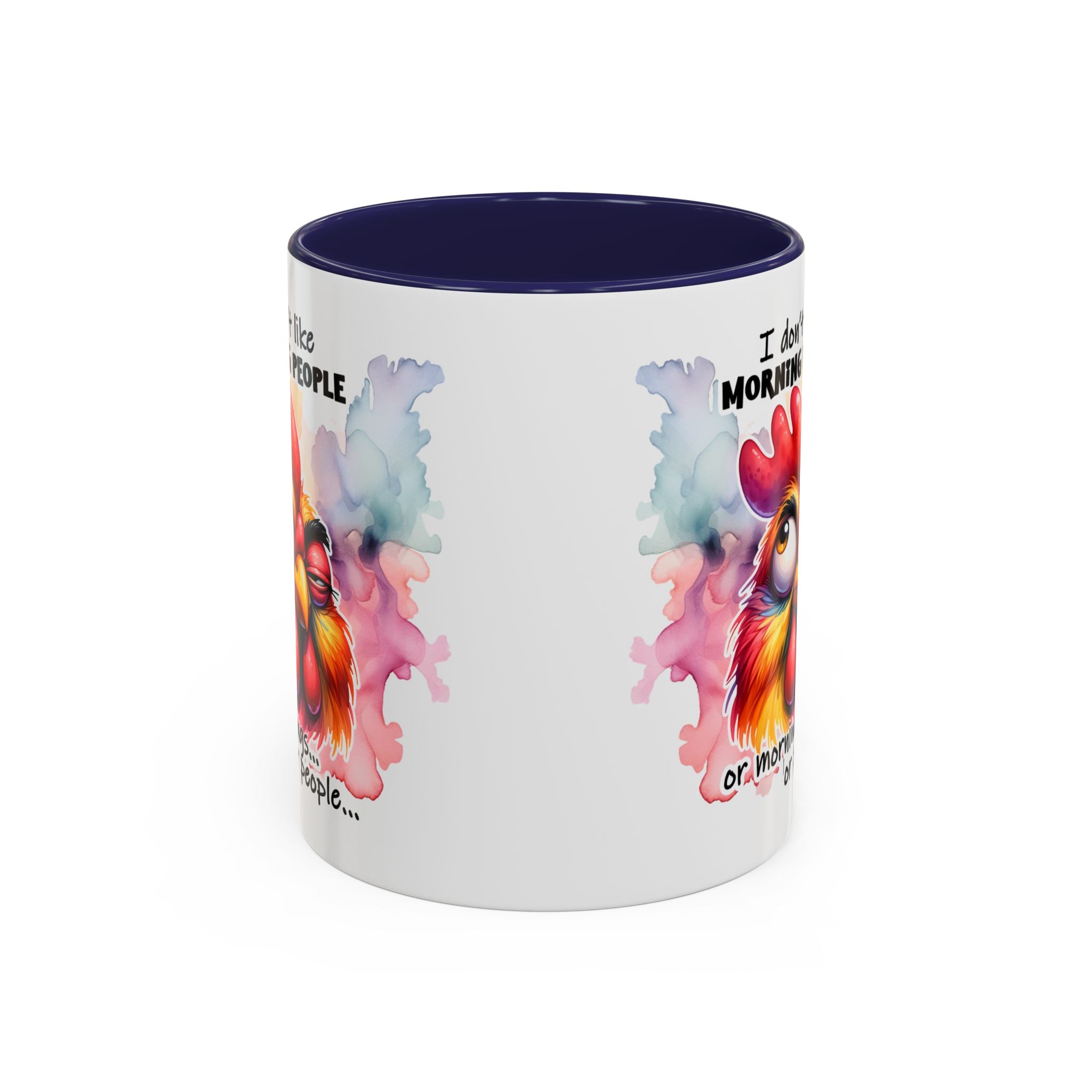 Funny Morning Coffee Mug, Rooster Mug, Gift for Coffee Lovers, Morning People, Humor Mug for Friends