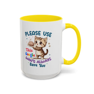 Cute Cat Coffee Mug, Funny Pet Lover Gift,  Kitchen Decor, Perfect for Birthdays, Holidays, Cat Mom Gift, Ceramic Mug