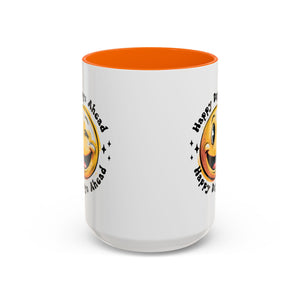 Happy Days Ahead Coffee Mug - Smiley Face Design - 11oz & 15oz