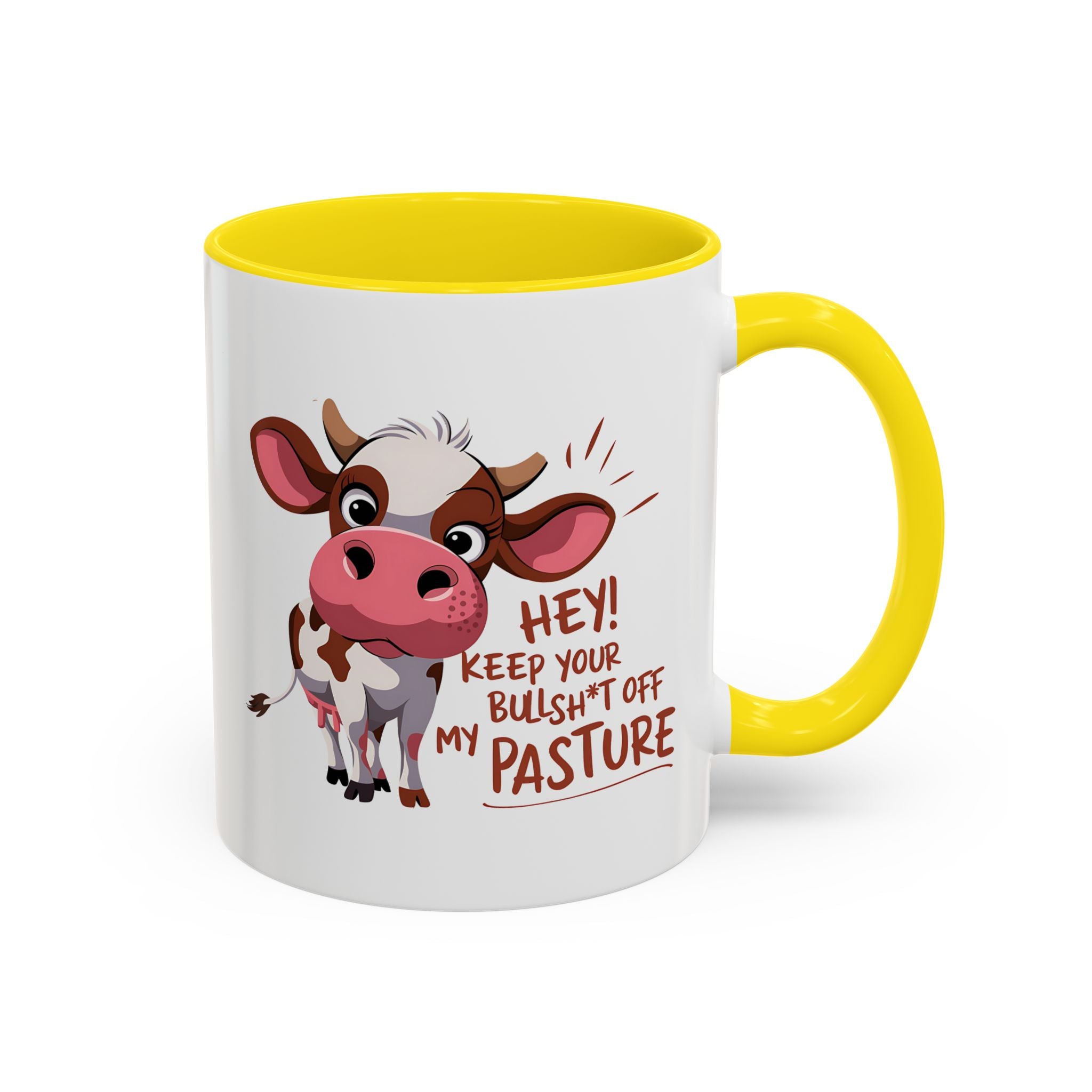 Funny Cow Coffee Mug – Perfect Gift for Farmers, Cow Lovers, Humor Fans, Cute Kitchen Decor, Office Coffee Cup