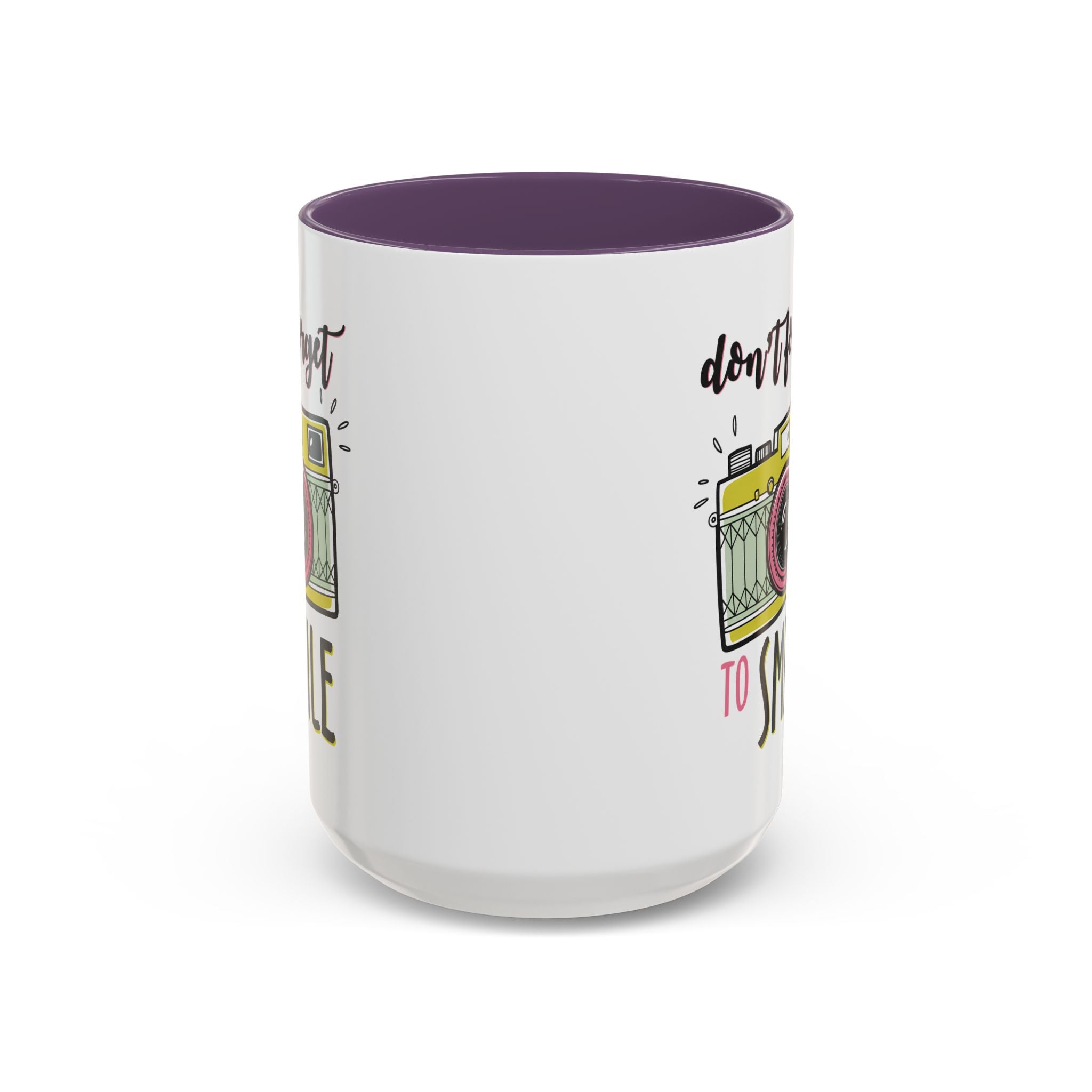 Inspirational Coffee Mug - 'Don't Forget to Smile' mental health