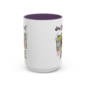 Inspirational Coffee Mug - 'Don't Forget to Smile' mental health
