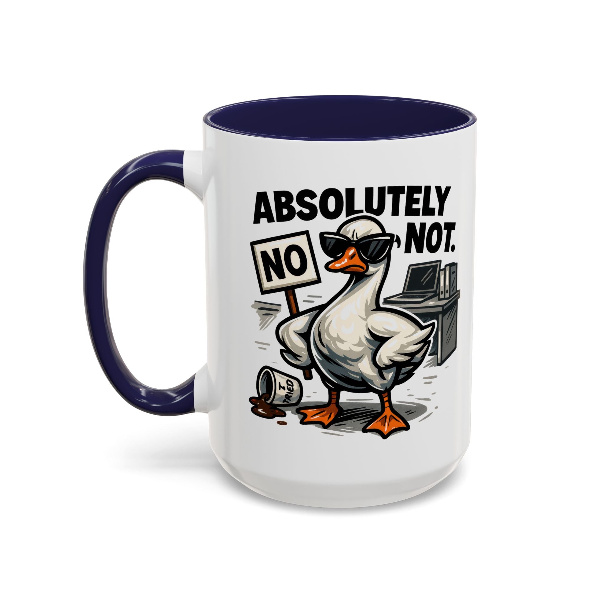 Sassy Coffee Mug, Humorous Gift for Geese Lovers, Fun Office Desk Decor, Funny Animal Cup, Quirky Kitchenware
