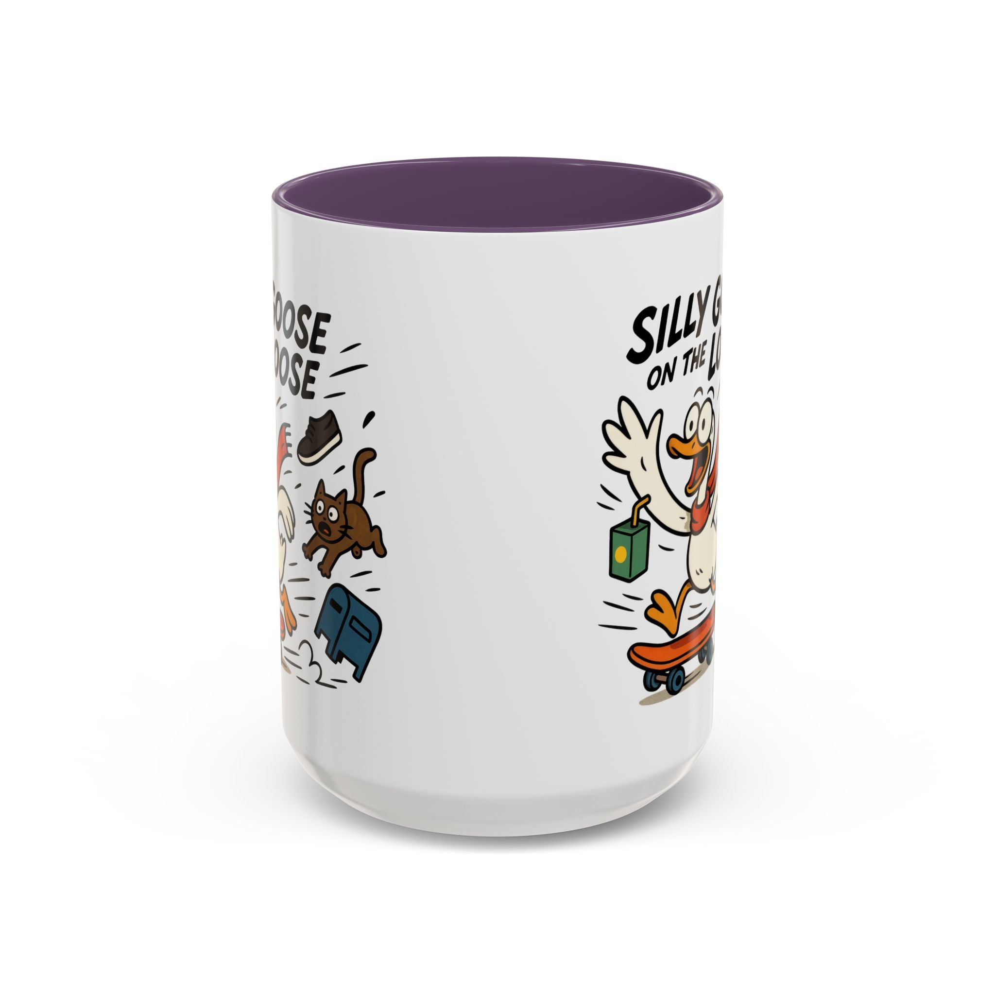 Silly Goose Coffee Mug - Fun Gift for Animal Lovers, Quirky Desk Decor, Inspirational Drinkware, Home & Office Tea Cups