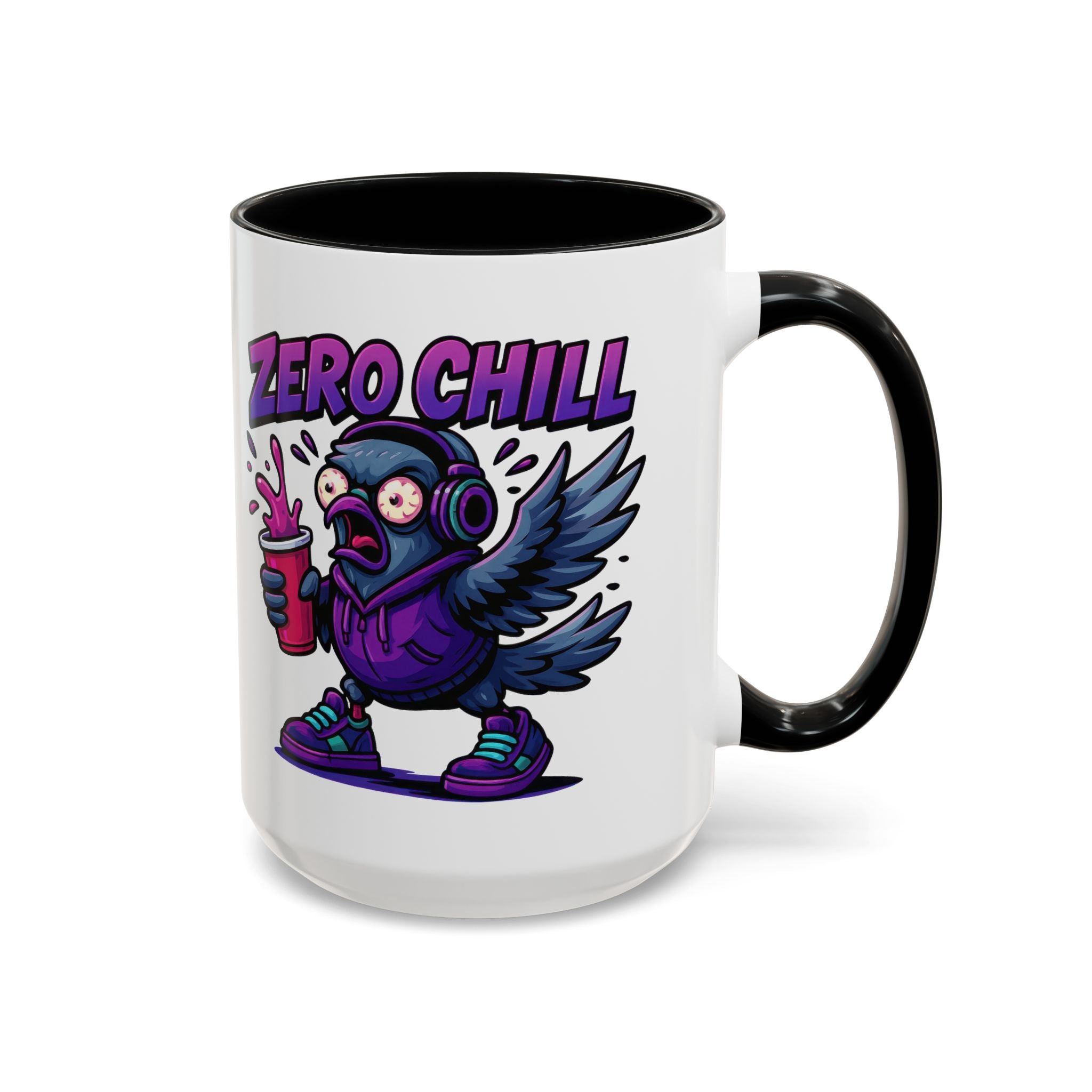 Zero Chill Accent Coffee Mug - Fun Ceramic Cup for Coffee Lovers, Unique Gift for Friends, Quirky Drinkware, Perfect for Birthdays, [...]