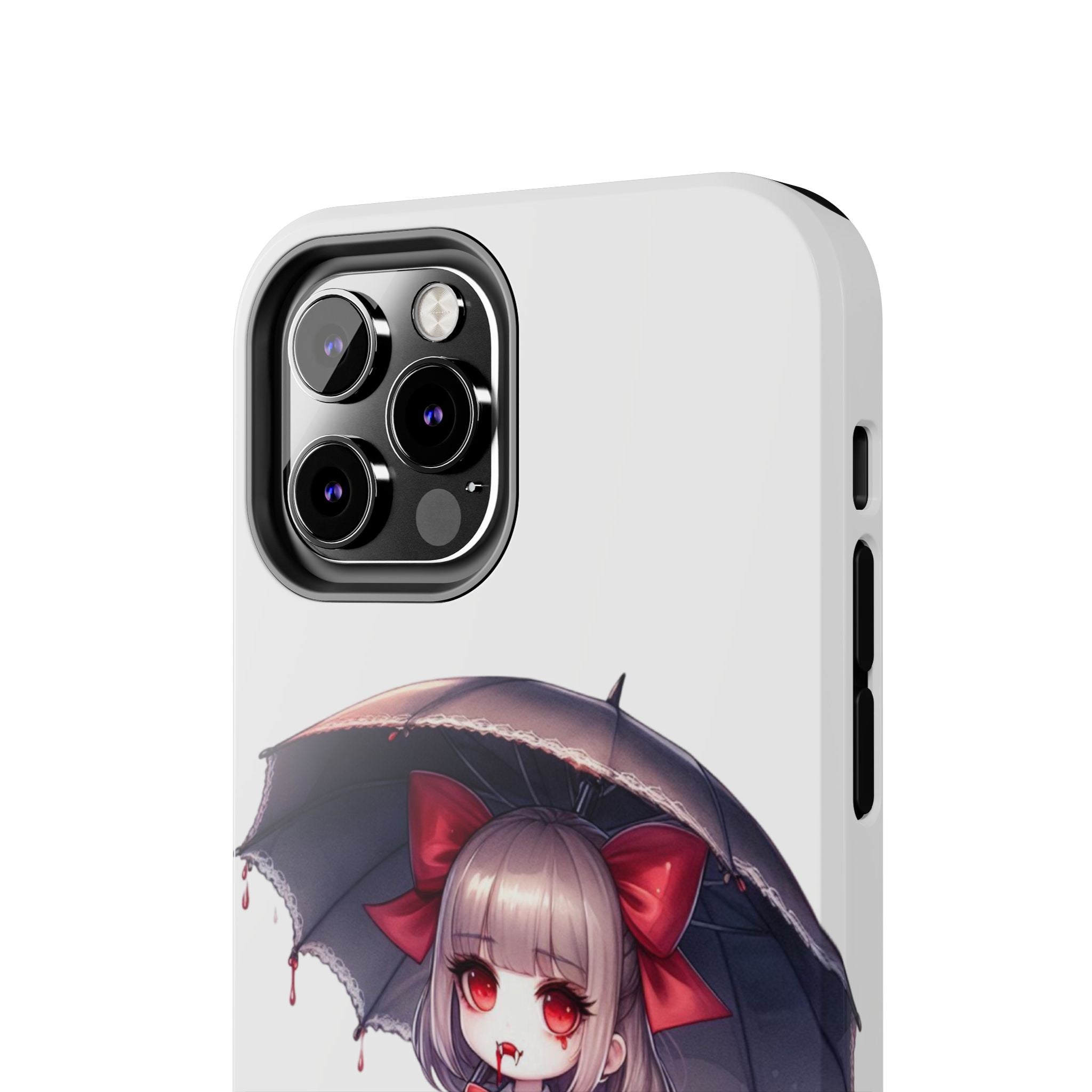 vampire girl horror art Tough Phone Cases