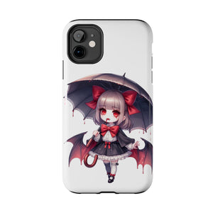 vampire girl horror art Tough Phone Cases