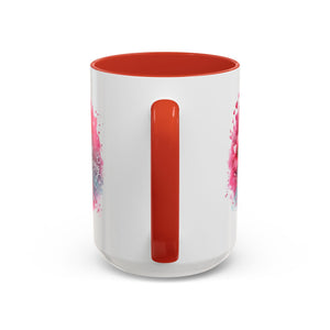 Breast Cancer Awareness Coffee Mug - Inspirational Gift, Motivational Drinkware, Supportive Cup, Pink Ribbon Design, She Is Strong