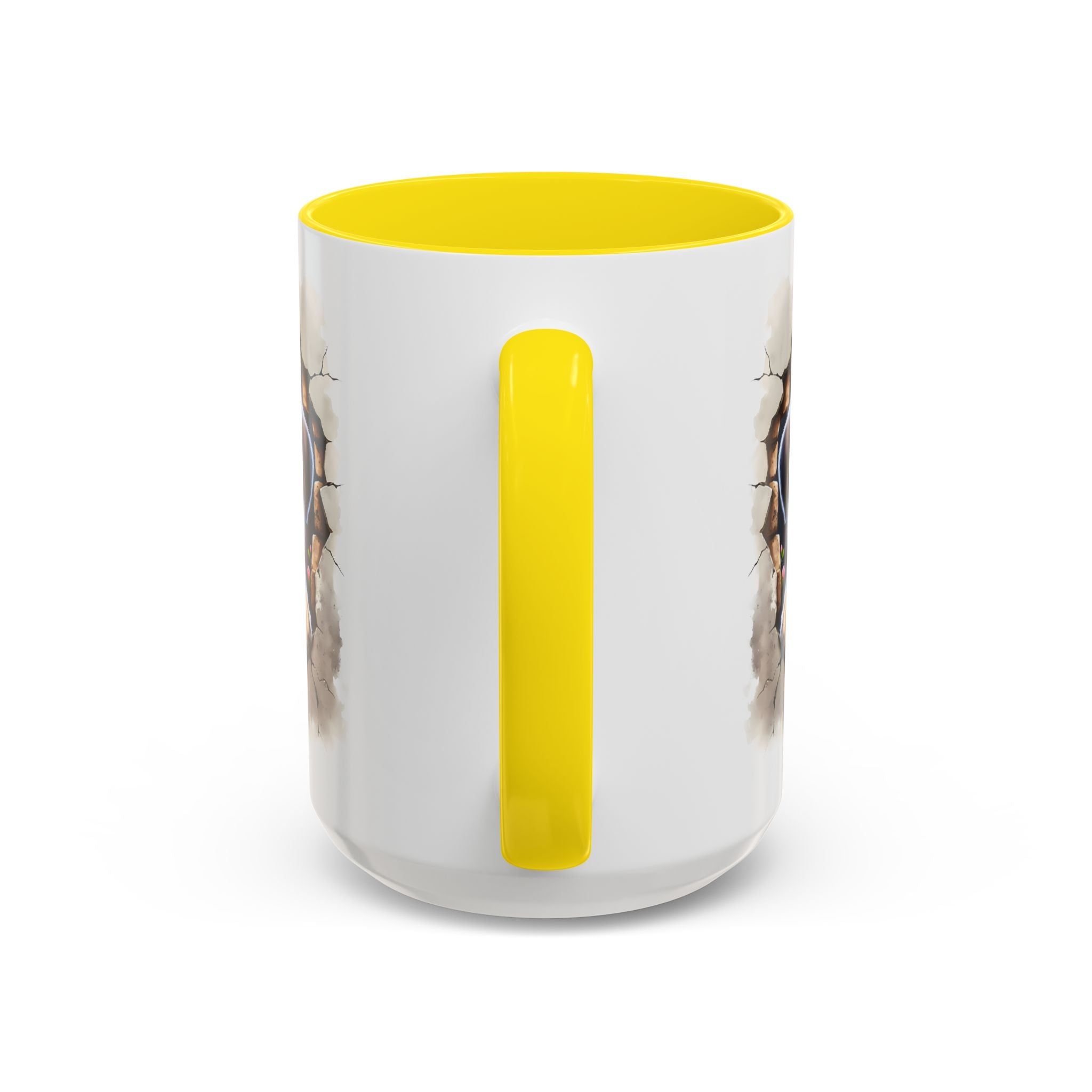 Pug In A Wall Coffee Mug - Cozy Ceramic Cup for Dog Lovers - Cute Pet Gift for Birthdays, Anniversaries, and Holidays