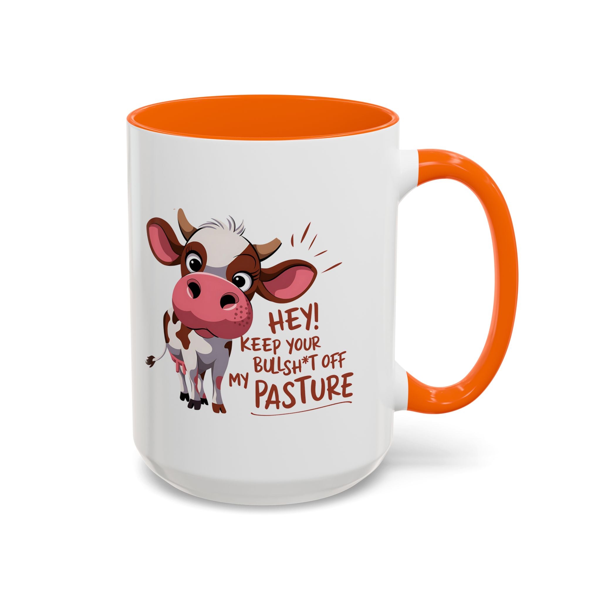 Funny Cow Coffee Mug – Perfect Gift for Farmers, Cow Lovers, Humor Fans, Cute Kitchen Decor, Office Coffee Cup