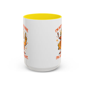 Funny attitude Duck Coffee Mug, I'm Not Arguing I'm Just Right Mug,  Gift for Coffee Lovers,  Birthdays