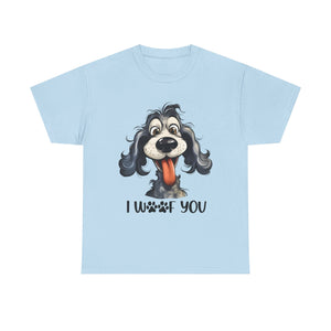 Cute Dog Lover Tee | I WOOF You T-Shirt, Pet Lover Gift, Dog Mom Shirt, Casual Wear, Anniversary Gift