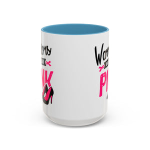 Breast Cancer Awareness Coffee Mug, Inspirational Gift, Warrior Mug, Pink Ribbon Awareness, Supportive Beverage Cup